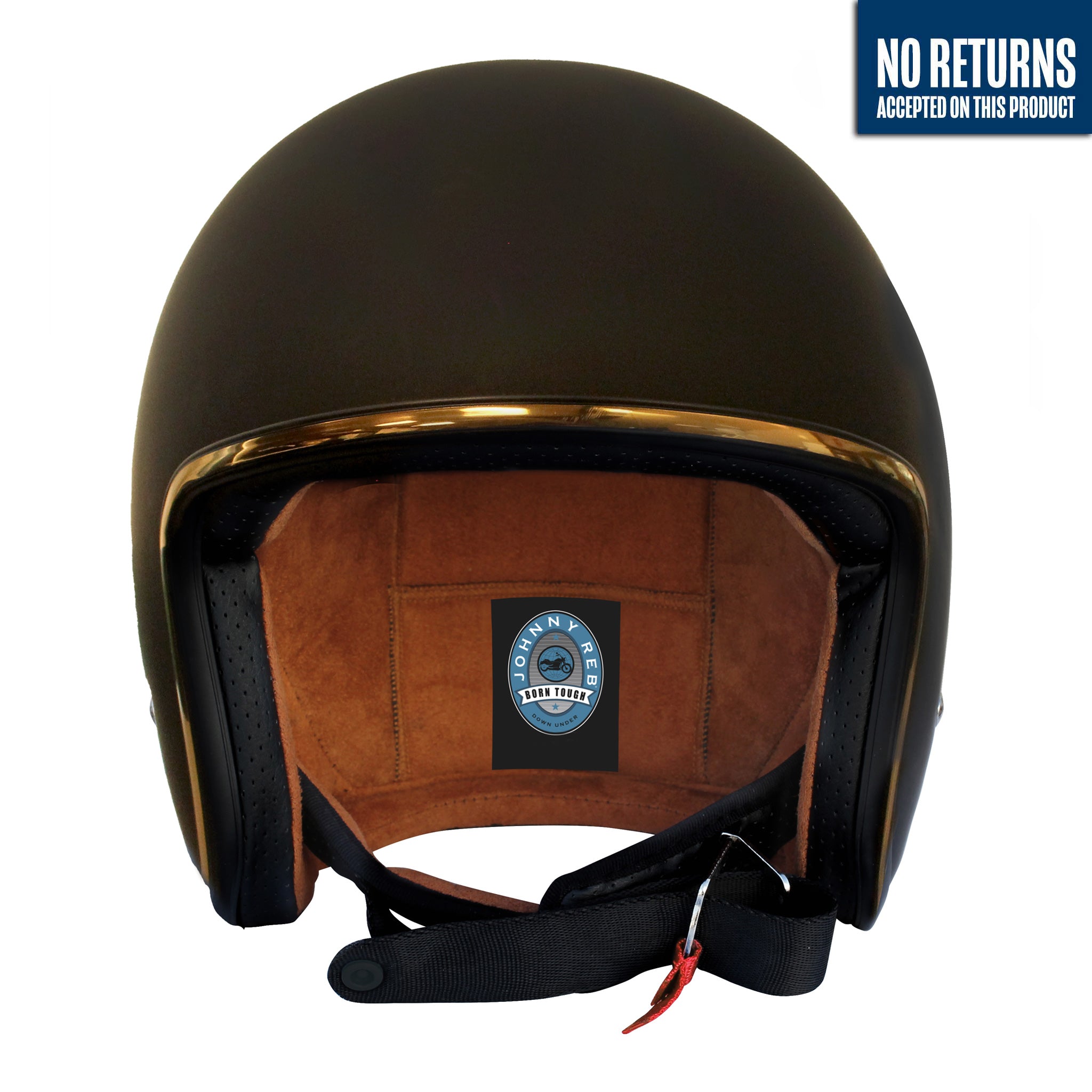 '1984' Gold Burke Open Face Helmet