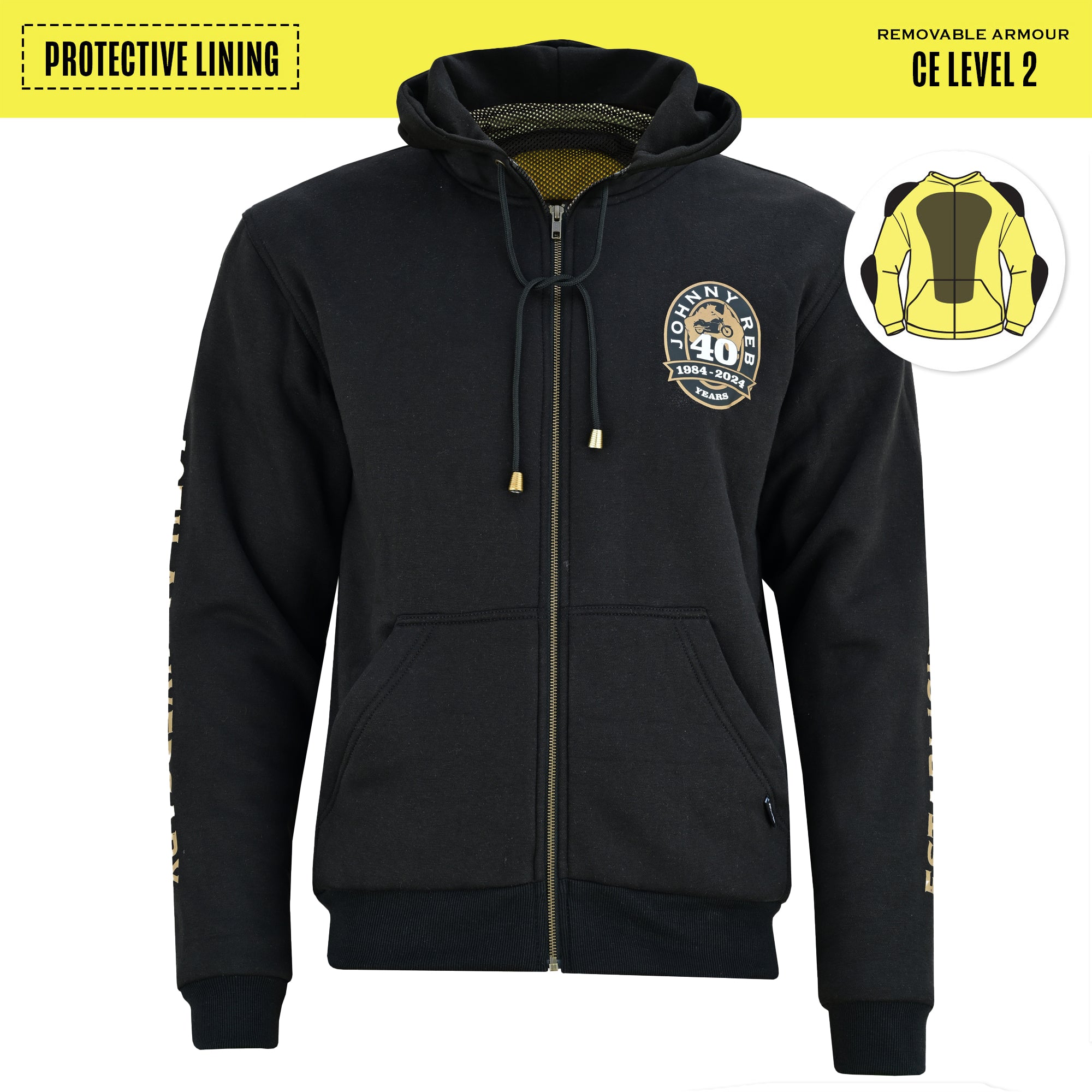 Men's 40th Anniversary Protective Full Zip Hoodie