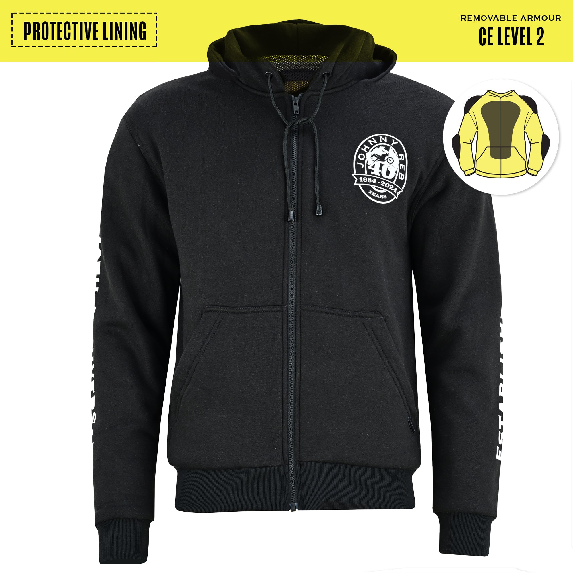 Men's 40th Anniversary Protective Full Zip Hoodie