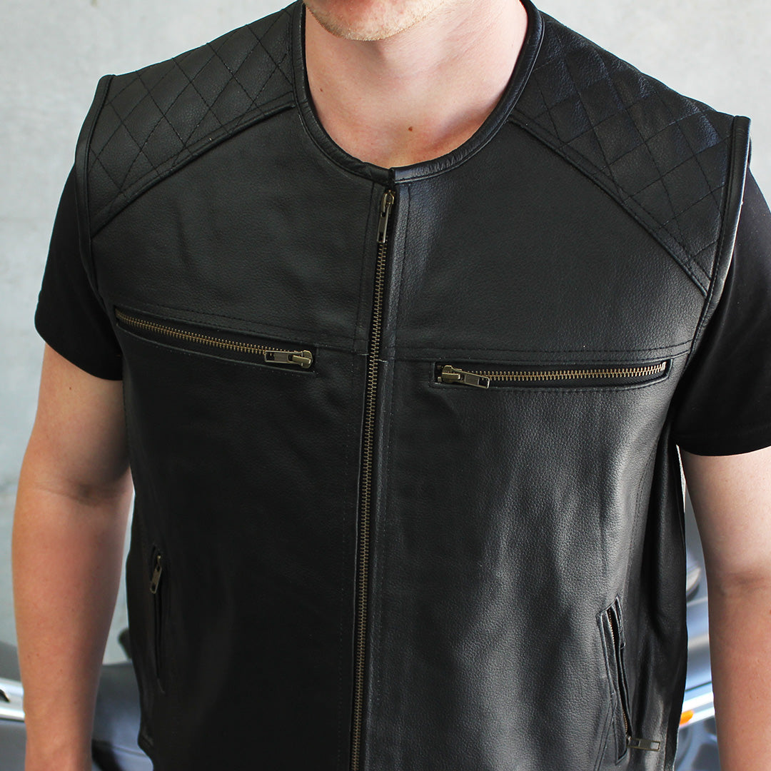 Men's Savage River Leather Vest