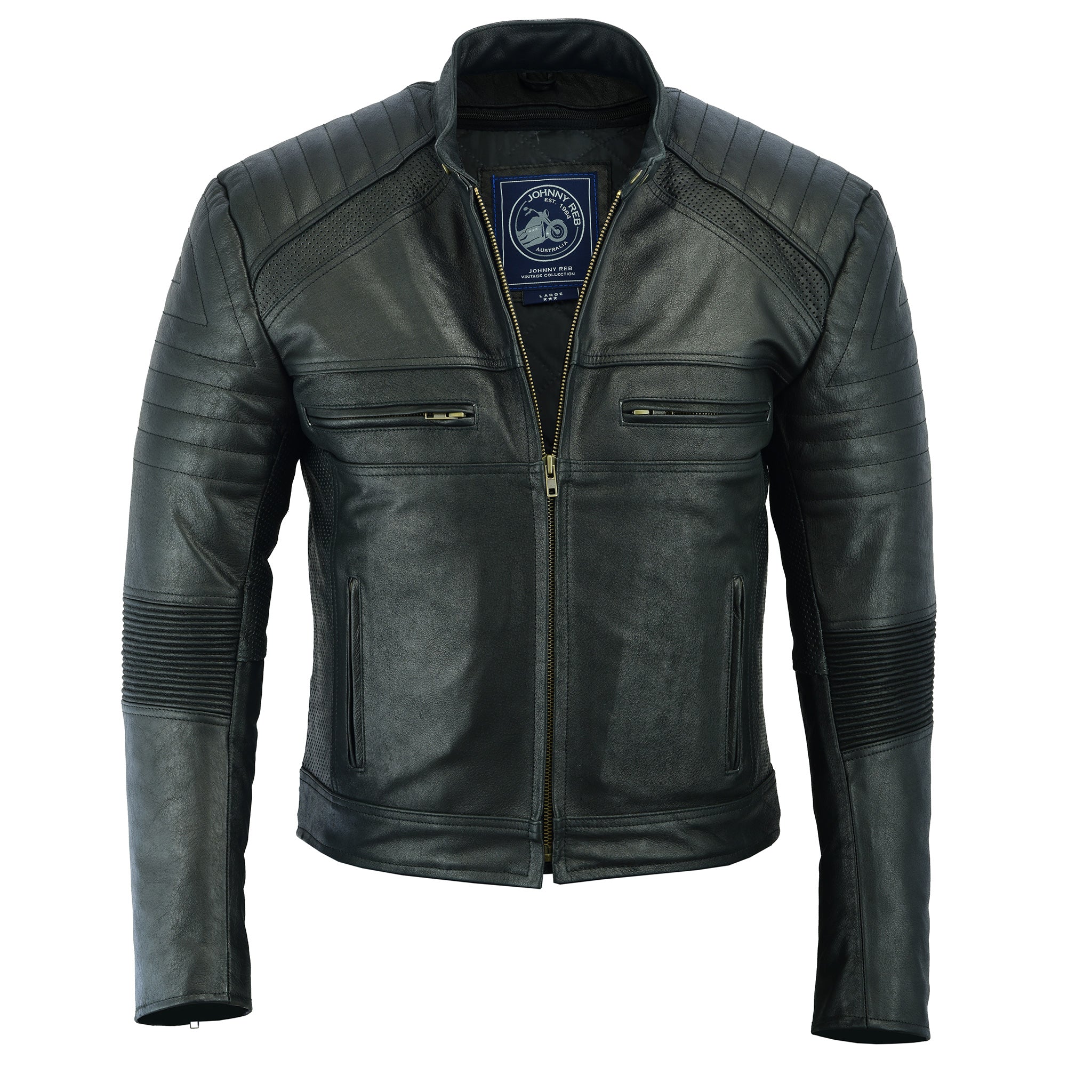 Men's Botany Vintage Leather Jacket