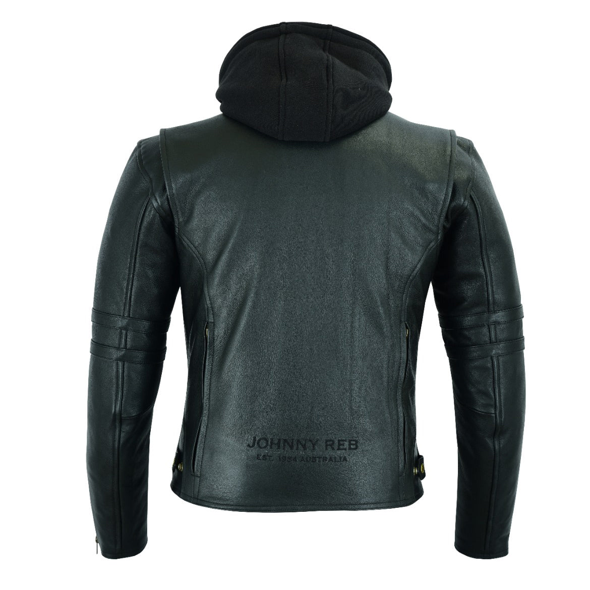 Men's Hawkesbury Leather Jacket | Removable Hood