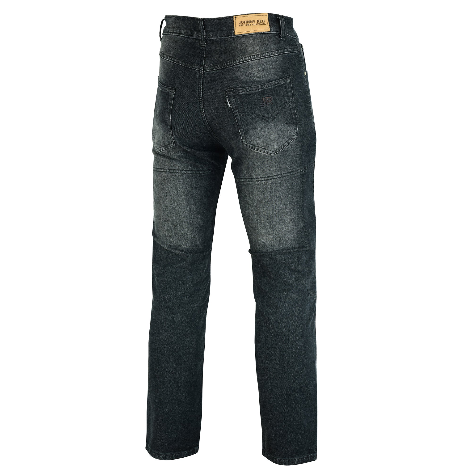 Men's Biker Distressed Protective Jeans