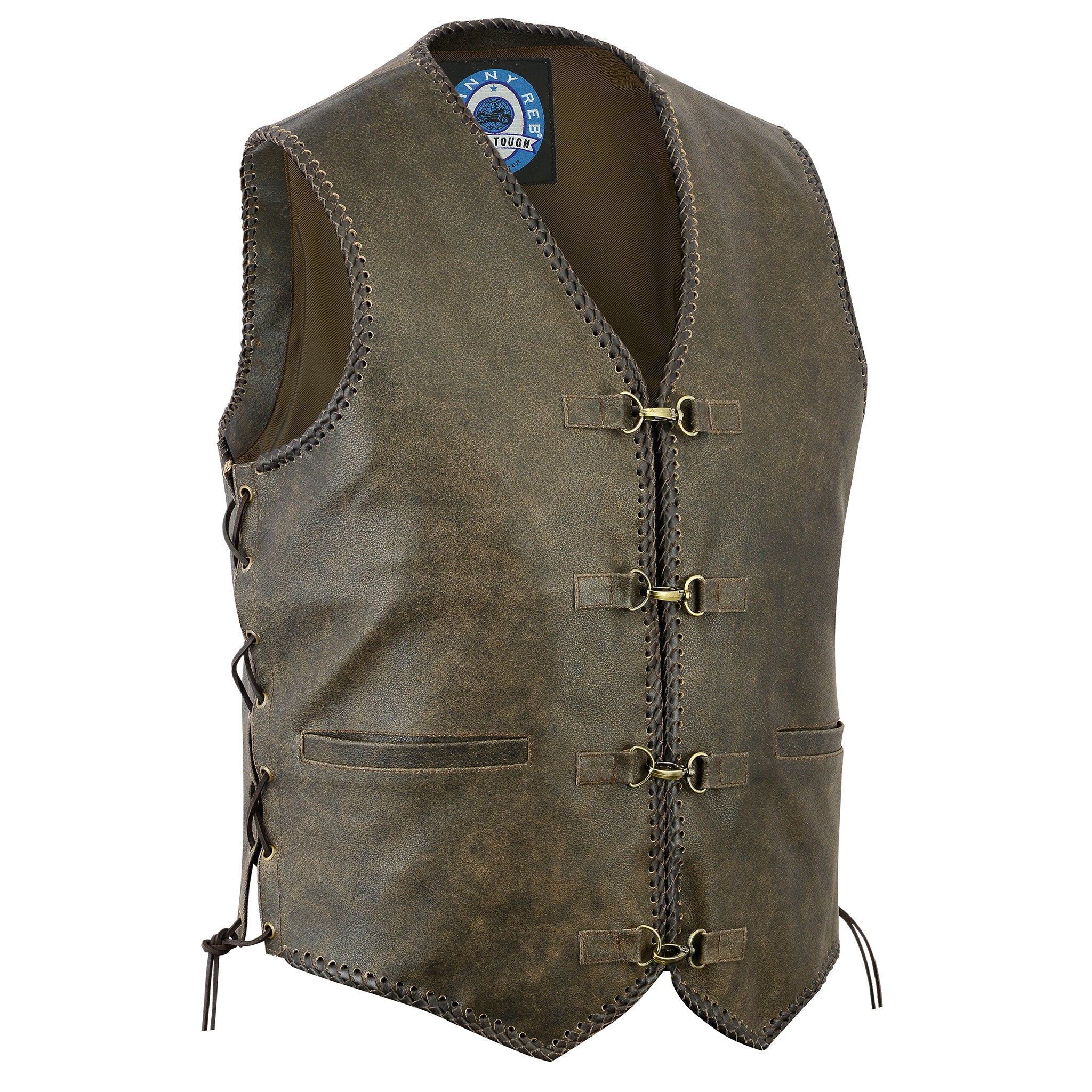 Men's Sturt Cracker Leather Vest