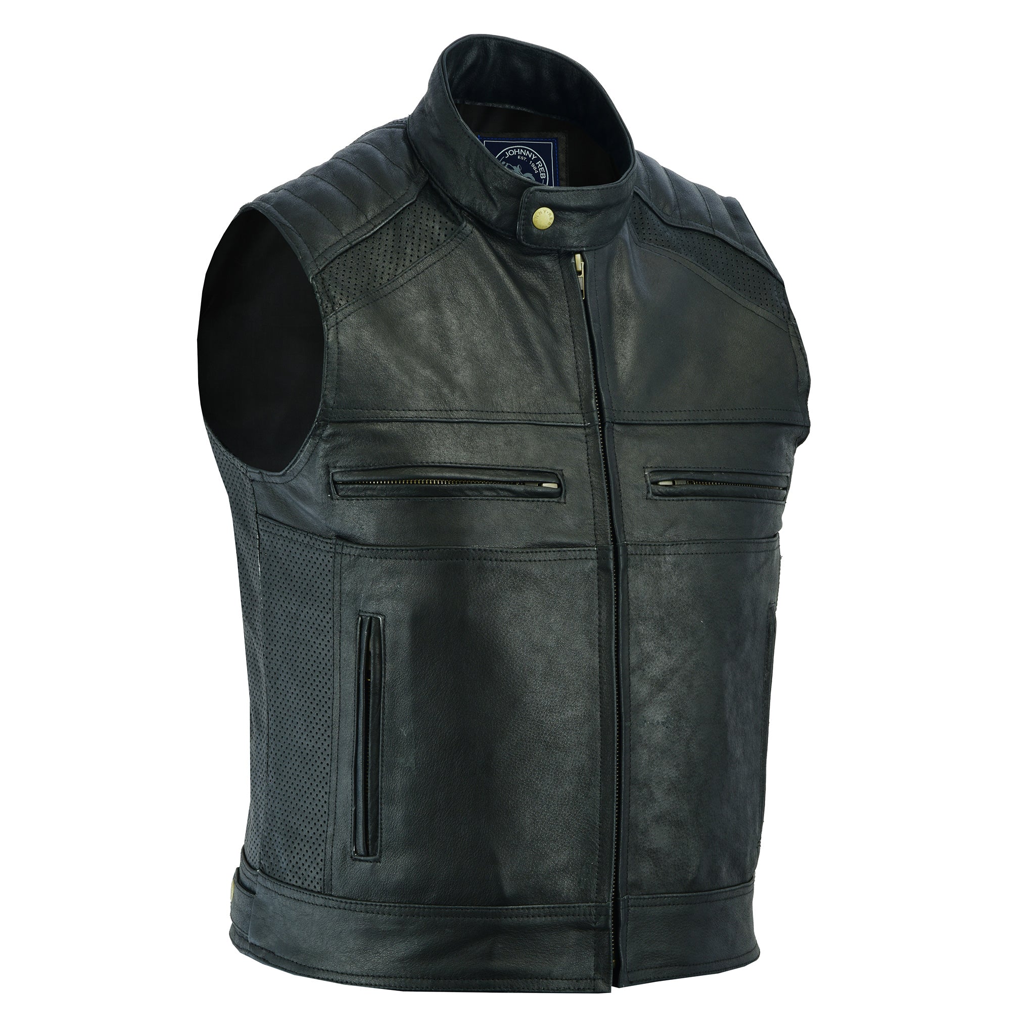 Men's Botany Vintage Leather Vest